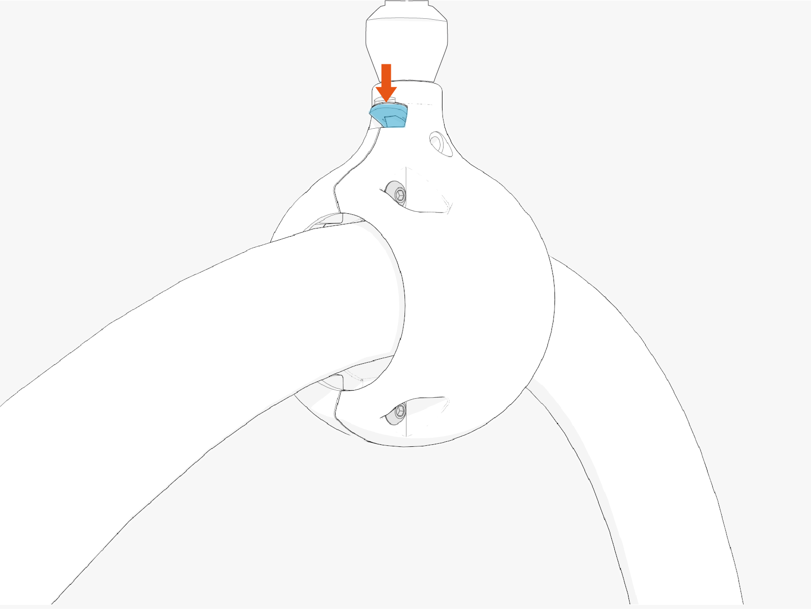 Technical illustration depicts the procedural step.